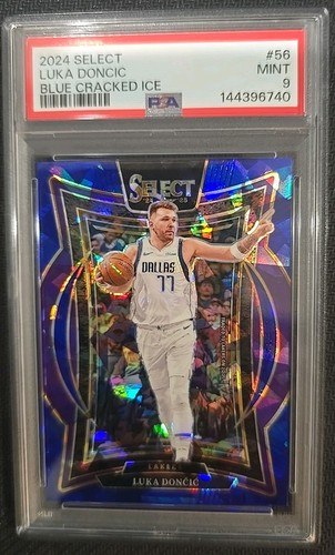2024 Luka Doncic [Blue Cracked Ice Prizm] #56