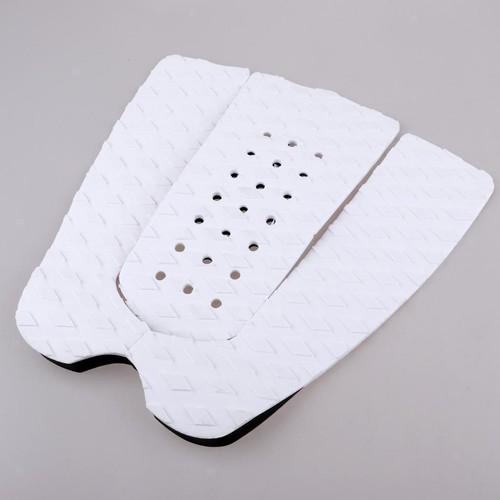 3 Pieces Pro Traction Surfboard Paddle Board Tail Pad Deck - Picture 4 of 7