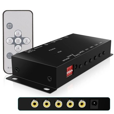 Mini 4Ch Color Video Quads Multiplexer Splitter Processor for CCTV Security C...