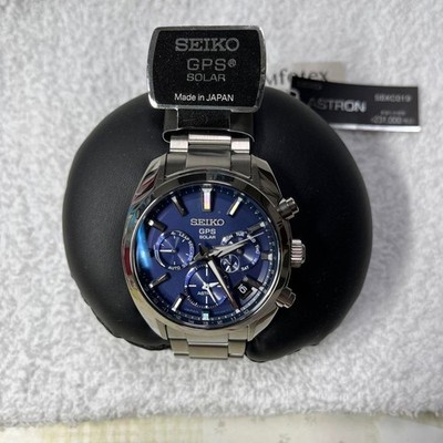 Seiko Astron SBXC019 GPS Solar 5X53 Blue Dial 42.7mm Sapphire NEW