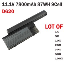  LOT D620 Battery for Dell Latitude D630 D631...