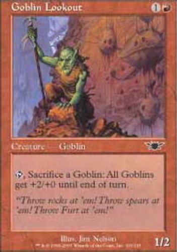 MTG magic cards 1x Goblin Lookout - Foil Legions NM-Mint, English