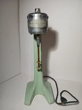 1930s Hamilton Beach Malt Milkshake Mixer Model 25 Emerald Jadeite Green AS IS