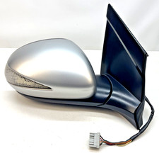 06-11 Honda Civic Driver Right Wing Mirror Silver NH700M Folding 9 Wire Electric
