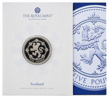 2024 Scotland Four Nations £5 Proof Coin | Royal Mint Exclusive | Limited 7,500