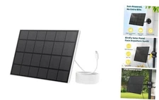  3W Solar Panel for Smart Bird Feeder Camera, Type-C Charger for  Feeder, 360° 