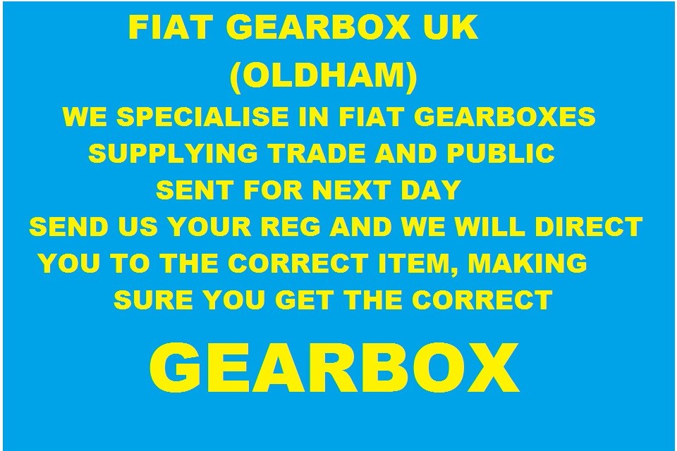 FIAT  500L DIESEL  gearbox 5 speed. 1300cc . BOTH TYPES INSTOCK .. RECOND L88