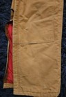 Vintage Carhartt Insulated  Red Lined Double Knee Overalls 36/30 American Made — photo 5
