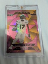 2023 Panini Certified - Gold Team Garrett Wilson #GT-4 Mirror Pink /199 BOOKEND
