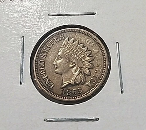 1863 CN Indian Cent. XF