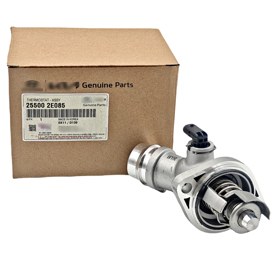 NUEVO Conjunto de termostato de refrigerante de motor para Hyundai 2017-2021 2020-2023 Kia 2,0 L Foto 2 de 4