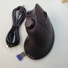 Ergonomic Bluetooth Mouse Rechargeable BT 5.0/5.0+2.4G Vertical Wireless