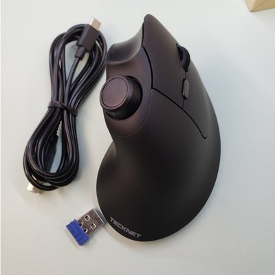 Ergonomic Bluetooth Mouse Rechargeable BT 5.0/5.0+2.4G Vertical Wireless