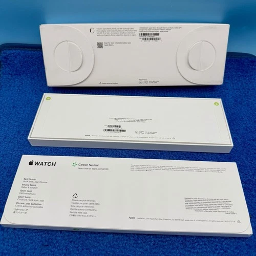 Apple Watch Series 10 46mm GPS Jet Black w/ Ink Sport Loop MWWR3LW/A