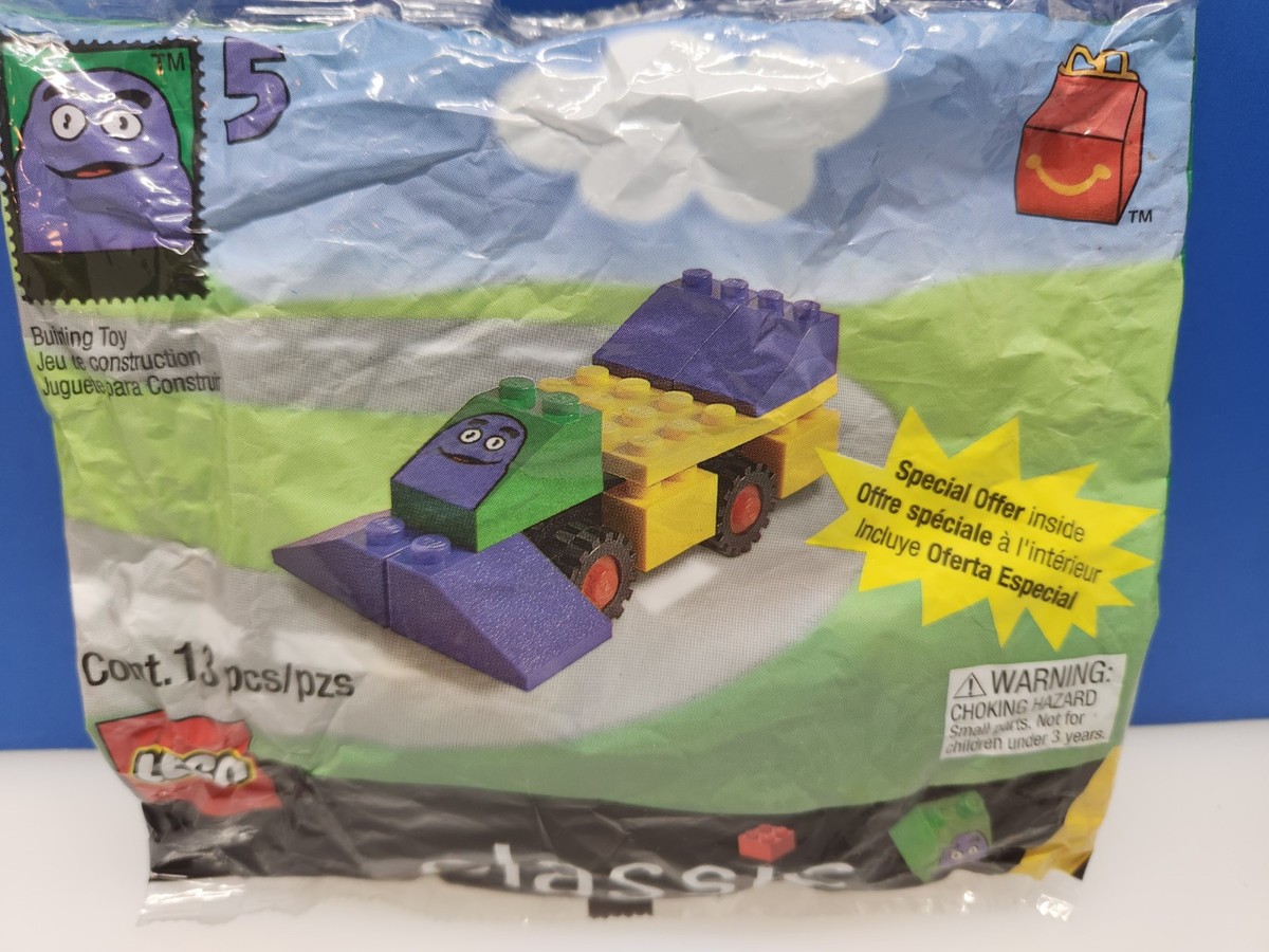 1999 McDonalds LEGO CLASSIC #5 Grimace - 13 Pieces #0319 Unopened