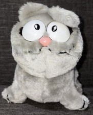 Vintage Dakin Garfield NERMAL Gray Cat 7" Plush 1978, 1983 Stuffed