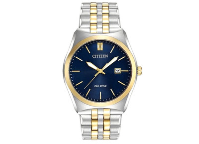 Citizen BM7334-58L Corso Eco-Drive  Blue Dial Date Two-Tone Men's Watch