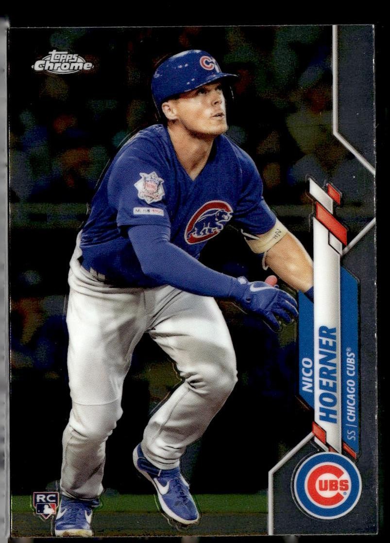 2020 Topps Chrome #161 Nico Hoerner Rookie Chicago Cubs