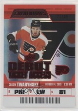 2019 Upper Deck Credentials Debut Ticket Access Red 21/99 Carsen Twarynski 01ks