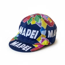 original Mapei Pro Cycling Team Cap Made in Italy