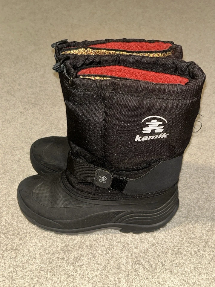 Botas impermeables aislantes Kamik para niños negras talla 5 Foto 2 de 4