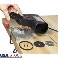 Mini Miter Cut Off Saw Hobby Model Making Brass Aluminum Wood Cutting 7800 RPM