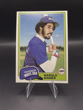 1981 Topps - Harold Baines #347 (RC) Chicago White Sox - Hall of Fame