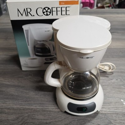 MR COFFEE TF4 White 4 Cup Switch Coffee Maker