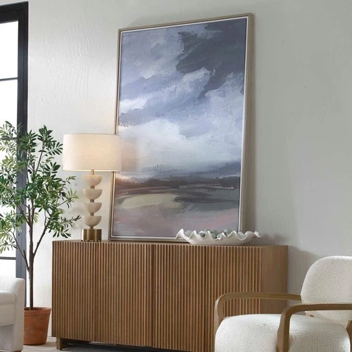 Uttermost 32484 Bracing 63" x 43" Framed Landscapes Painting - Hand Painted - Picture 5 of 5