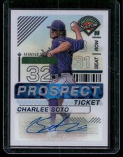 2024 Panini Prospect Edition #192 Charlee Soto Signatures Holo