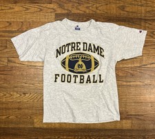 Vintage Notre Dame Champion Men’s Single Stitch T-Shirt 90s M Made In USA