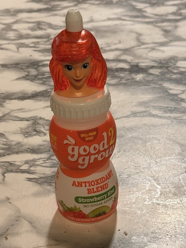 Good2Grow Target Only Sparkle Hair Ariel Topper Sippy Bottle 4 oz 