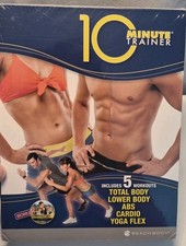 NEW SEALED Beachbody 10 Minute Trainer DVDs 5 Workouts Tony Horton Total Body Ab
