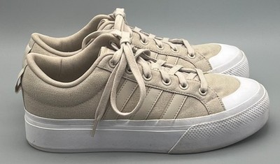 Adidas Bravada 2.0 Platform Casual Shoes IE2307 Womens Size 9 Beige