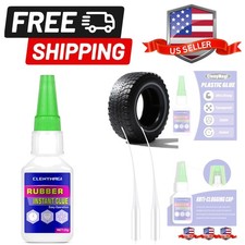 Rubber Glue, Super Glue for Rubber, Fast Drying Clear Adhesive for RC Tire, S...