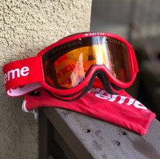 Supreme x Smith Red Ski Snowboard Goggles Off-Road Dirt Bike ATV SXS New