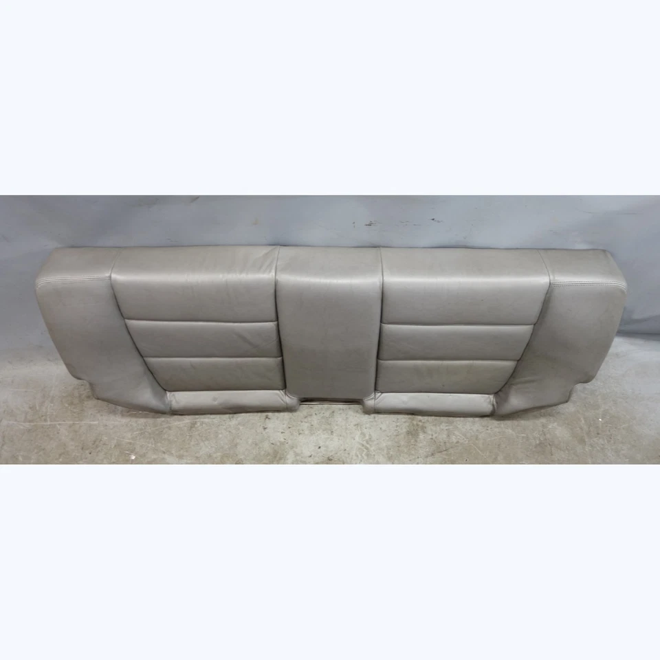95-99 BMW E36 M3 Coupe Rear Seat Bottom Bench Cushion Mullberry Grey Leather OEM — 第 2/4 张图片