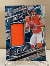 2024 Panini Spectra Bo Nix Next Era Neon Blue Disco #NE-BNX Broncos RC /60