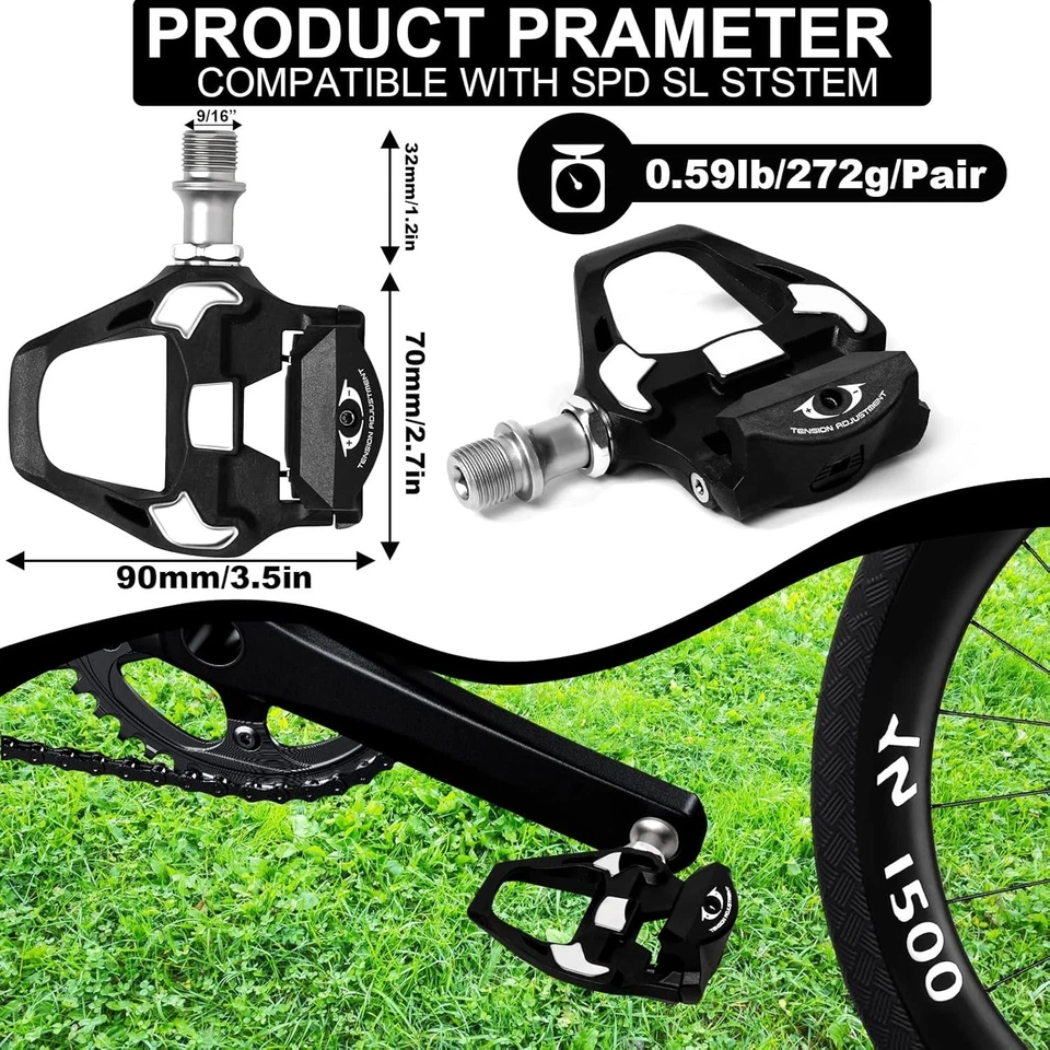 Ultegra Pd-r8000 Spd-sl Carbon Pedal 9/16 Road Bike Cycling Sh11 Cleat. - Image 4 of 4