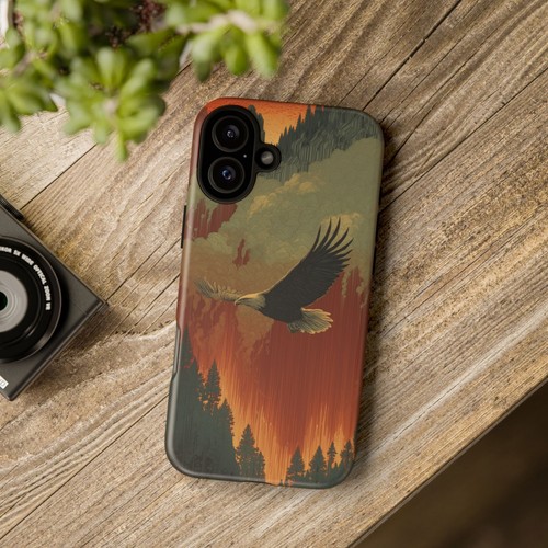For iPhone | Samsung Galaxy | Pixel Phone Case - Eagle Soaring Wilderness Sunset - 第 21/239 張圖片