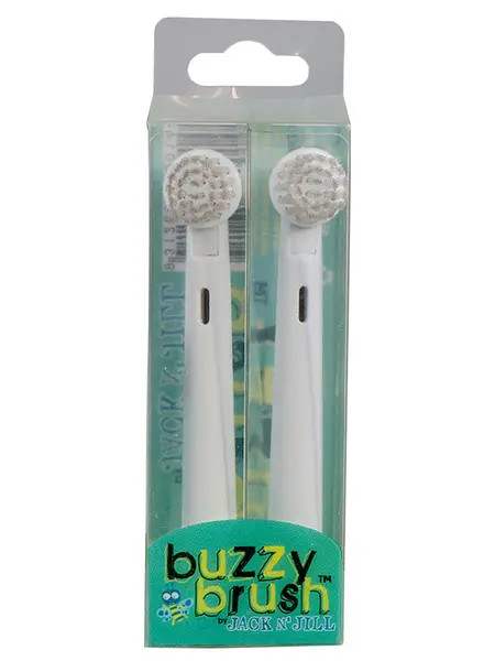 Jack N Jill Buzzy Brush Replacement 2x Heads for Electric - 4 Pack - Image 2