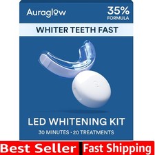 Teeth Whitening Kit, LED Accelerator Light, 35 Carbamide Peroxide Teeth Whit...