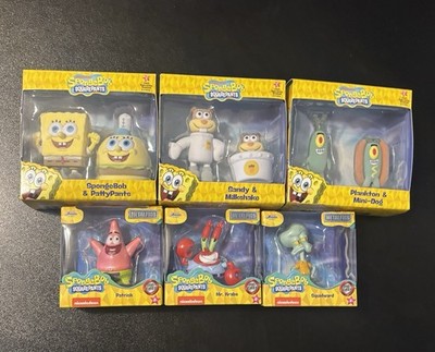 Nickelodeon SpongeBob SquarePants Collectible Figures Set 6 Packs NWT NEW