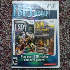 I SPY Game Pack - Ultimate & Spooky Mansion (Nintendo Wii, 2009) Complete.