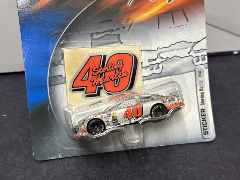 Sterling Marlin #40 2002 1:64 NASCAR Hot Wheels Racing diecast con pegatina NUEVO Foto 2 de 4