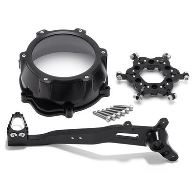 Lockout Lock Up Clutch Cover Brake Lever Kit For Honda TRX450R TRX 450ER 04-14