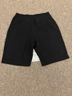 Prada Men's Black Solid Sweat Shorts Drawstring Pockets Logo Accent Size M — photo 2