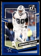 DeMarcus Lawrence 2023 Donruss: Press Proof Blue #74 Dallas Cowboys