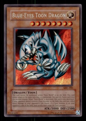 Blue-Eyes Toon Dragon Secret Rare Magic Ruler MRL-000 Heavy Holobleed
