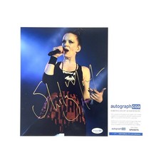 Shirley Manson of Garbage Autographed 8x10 Live Concert Photo Hand Signed ACOA
